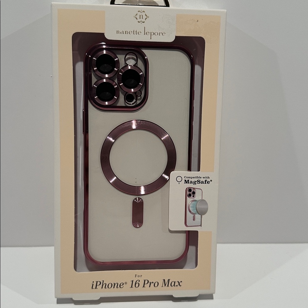 NWT Nanette Lepore iPhone 16 Pro Max MagSafe Compatible Case.